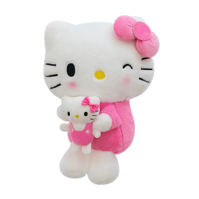 🎀 Hello Kitty Mom & Baby Plush Toy