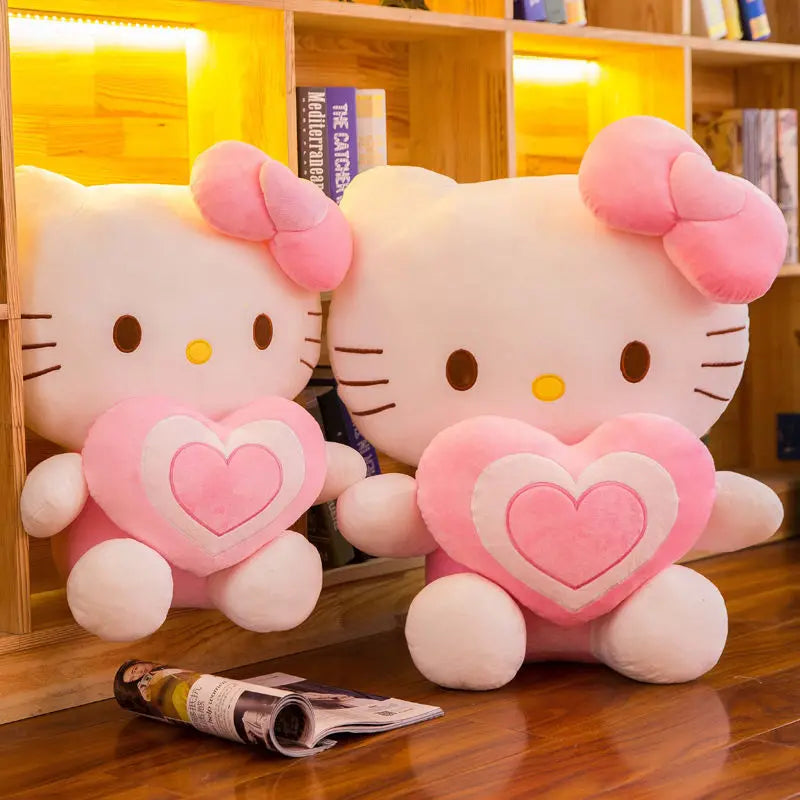 Hello Kitty plush with heart