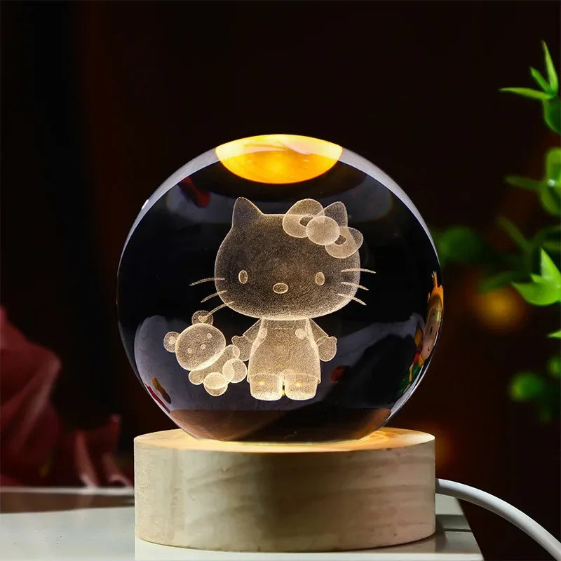 Lampe Cristal Hello Kitty